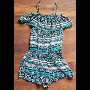 Epic Threads onesie romper southwest teal